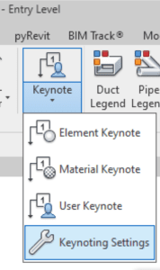 Revit Keynotes Manager