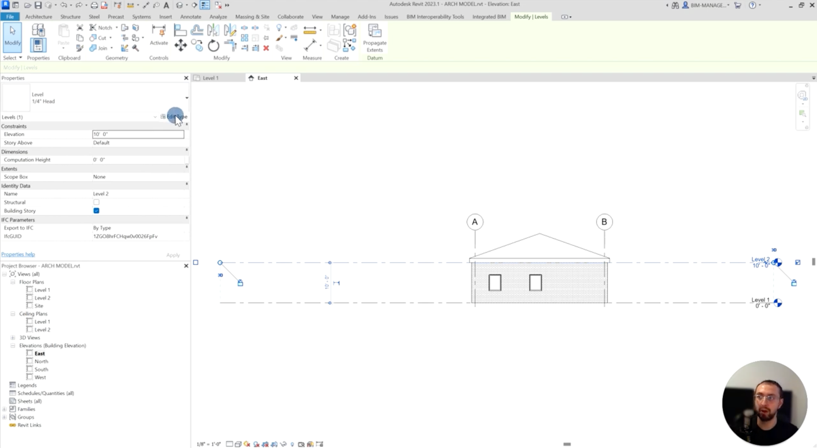 revit internal origin