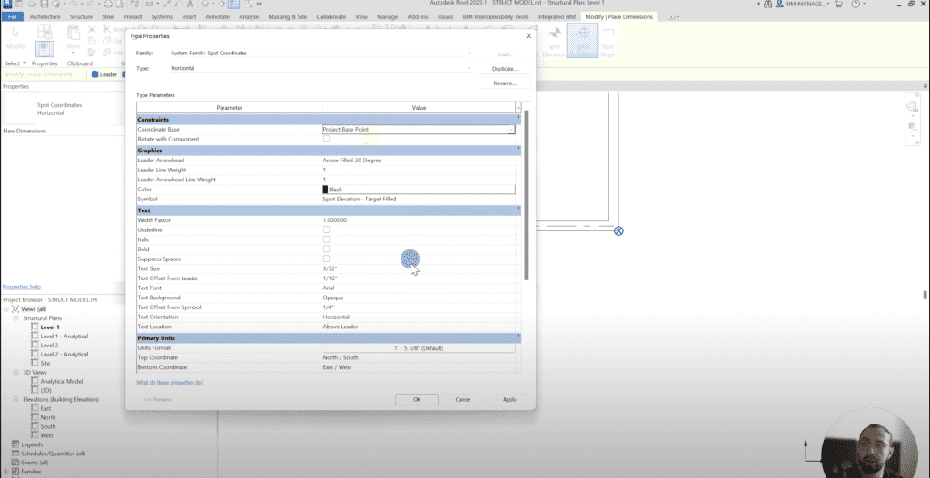 move project base point revit